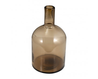 Sagebrook™ 17" Glass Bottle With Stopper - Taupe