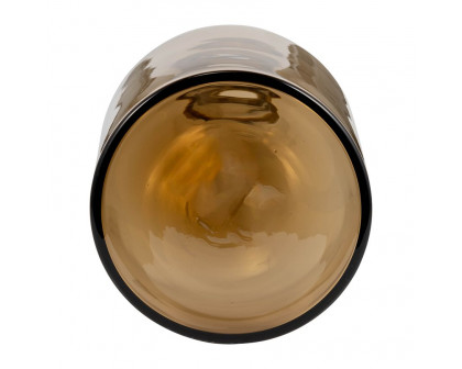 Sagebrook™ 17" Glass Bottle With Stopper - Taupe