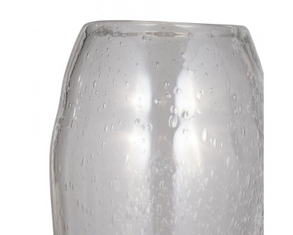 Sagebrook 23" Glass Floor Vase Bubble - Clear