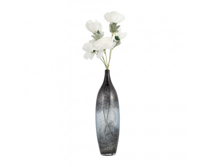 Sagebrook 18" Glass Vase - Blue Ombre