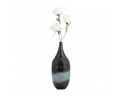 Sagebrook™ 14" Glass Vase - Blue Ombre