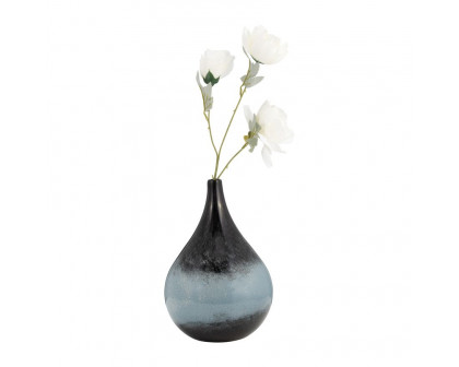 Sagebrook™ 12" Glass Vase - Blue Ombre