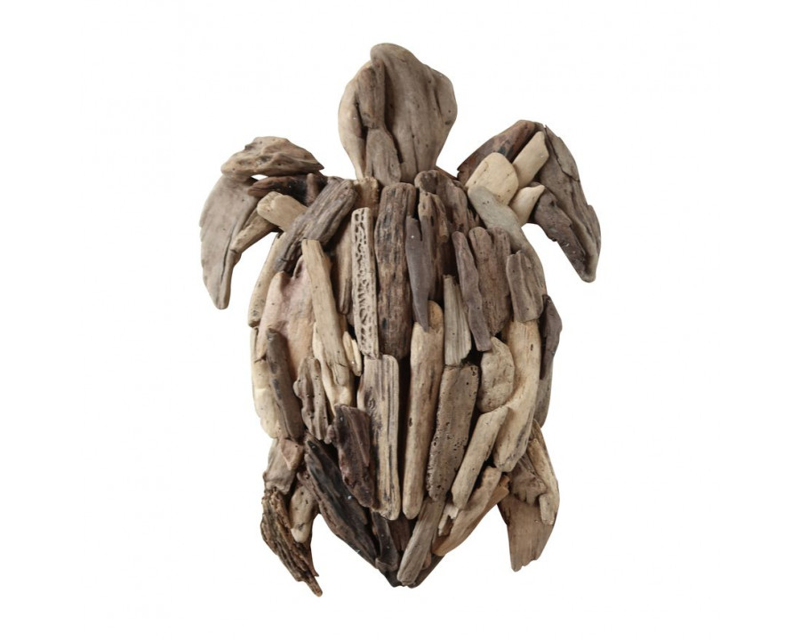 Sagebrook 22" Driftwood Turtle Decor