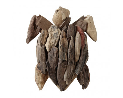 Sagebrook 22" Driftwood Turtle Decor