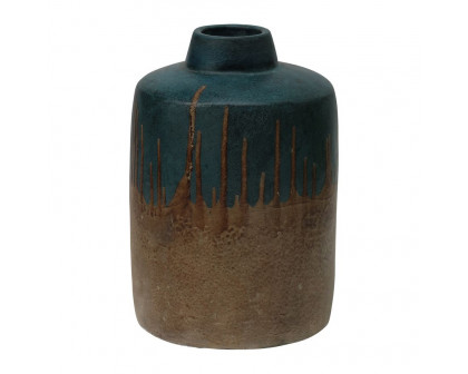 Sagebrook 12" Terracotta 2-tone Vase