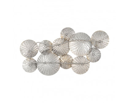 Sagebrook - Metal Pierced Disc Wall Decor in Multi