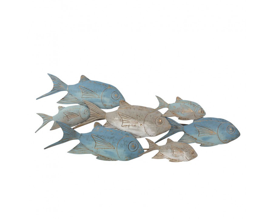 Sagebrook - Metal School Of Fish Wall Décor