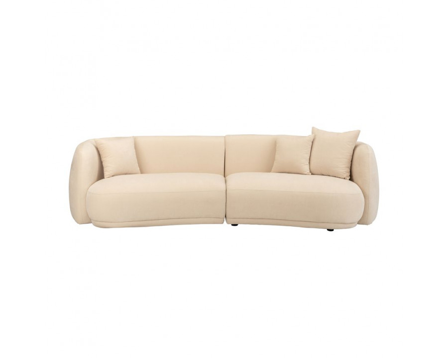 Sagebrook 4-Seater Curved Sofa