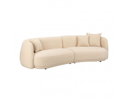 Sagebrook 4-Seater Curved Sofa