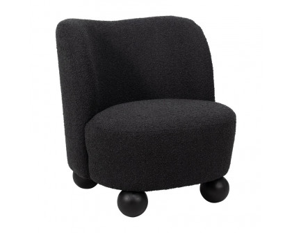 Sagebrook™ Ball-foot Accent Chair - Black