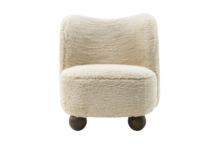 Sagebrook™ Ball-foot Accent Chair - Ivory