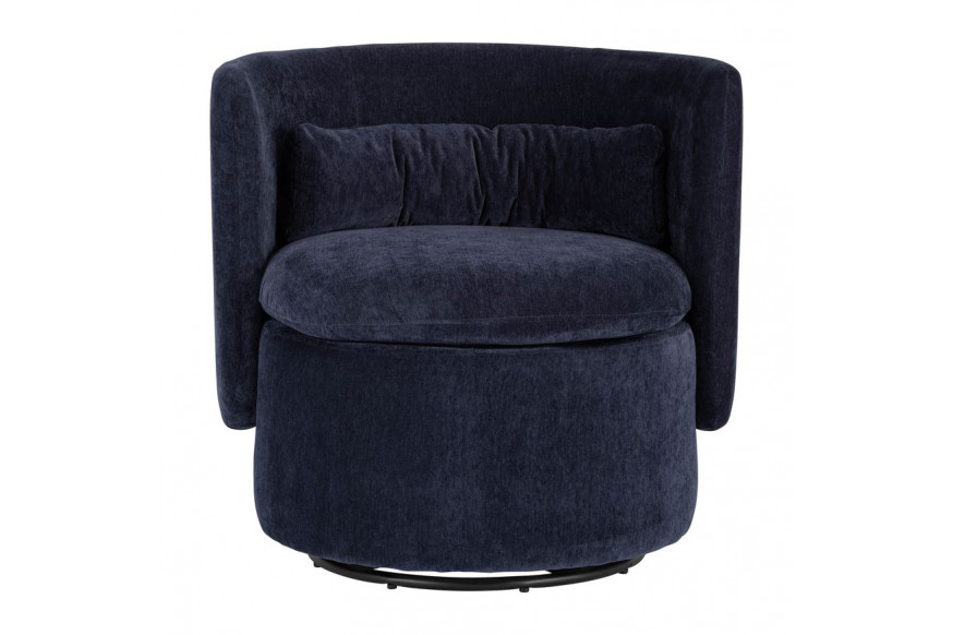 Sagebrook™ Round-Back Swivel Chair - Blue