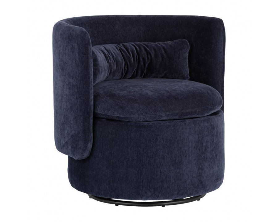 Sagebrook - Round-Back Swivel Chair