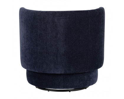 Sagebrook™ Round-Back Swivel Chair - Blue