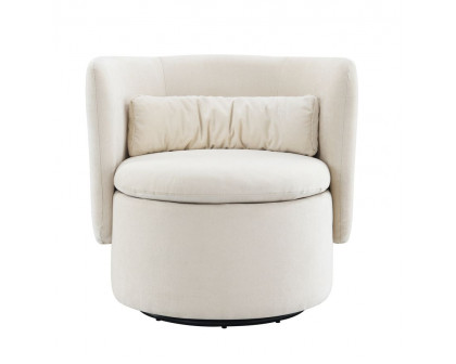 Sagebrook Round-Back Swivel Chair