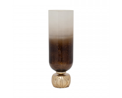 Sagebrook 19" Glass Ombre Candle Holder On Base