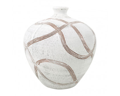 Sagebrook - 7" Ceramic Round Global Vase