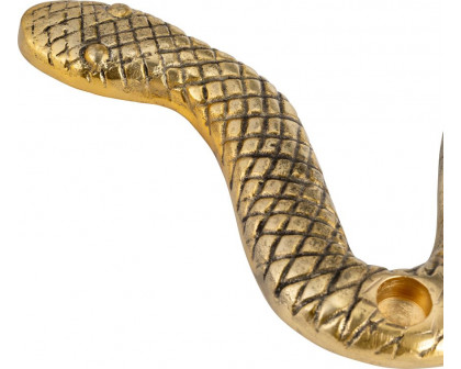 Sagebrook - 22" Metal Snake 4-Taper Candle Holder in Gold