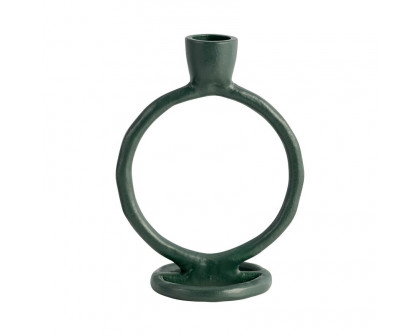 Sagebrook 6" Metal Round Ring Taper Candle Holder