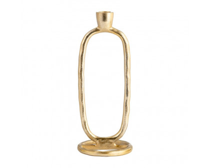 Sagebrook 8" Metal Open Oval Taper Candle Holder