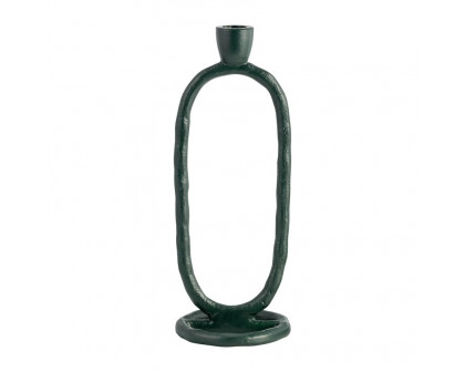 Sagebrook 8" Metal Open Oval Taper Candle Holder