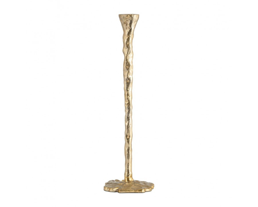 Sagebrook 11" Metal Forged Taper Candle Holder - Gold