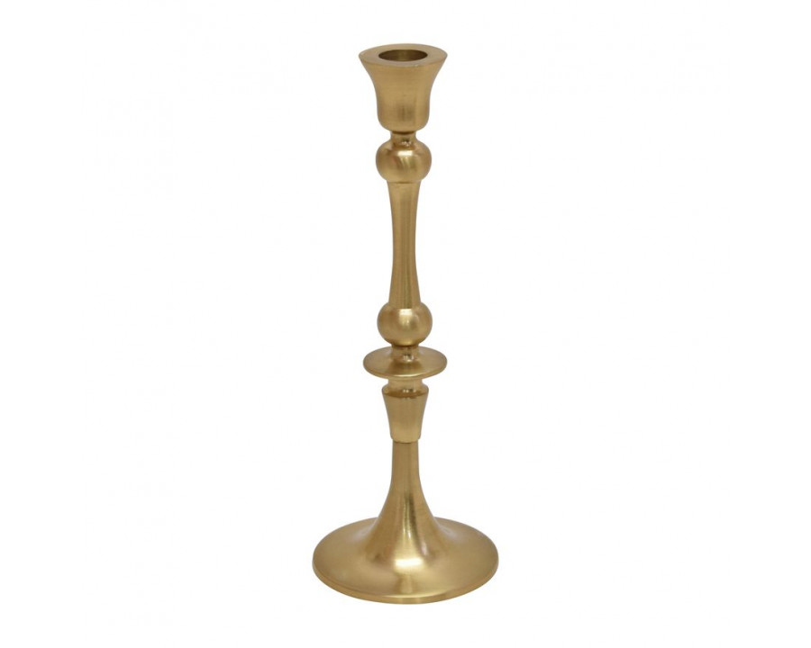 Sagebrook 9" Metal Traditional Taper Candle Holder