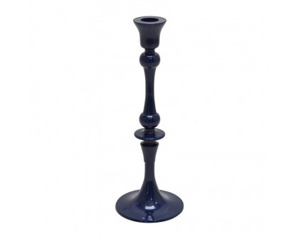 Sagebrook 9" Metal Traditional Taper Candle Holder