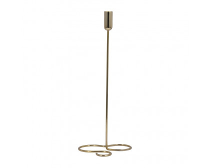 Sagebrook 11" Metal Squiggly Base Taper Candle Holder