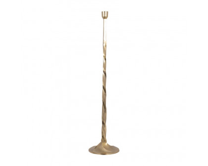 Sagebrook - 12" Metal Squared Off Taper Candle Holder