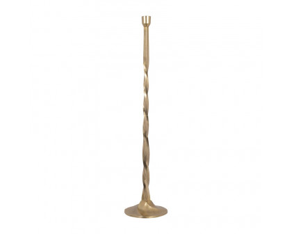 Sagebrook 24" Metal Twisted Floor Taper Candle Holder