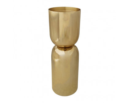 Sagebrook 8" Metal Round Pillar Candle Holder