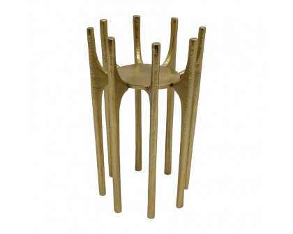 Sagebrook 6" Metal Candle Holder With Spike Legs