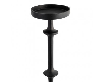 Sagebrook 29" Metal Abacus Floor Pillar Candle Holder - Black