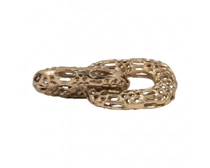 Sagebrook - 12" Metal 2-Linked Chains in Gold