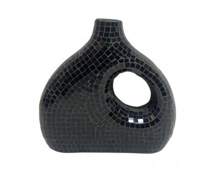 Sagebrook 11" Ecomix Mosaic Vase