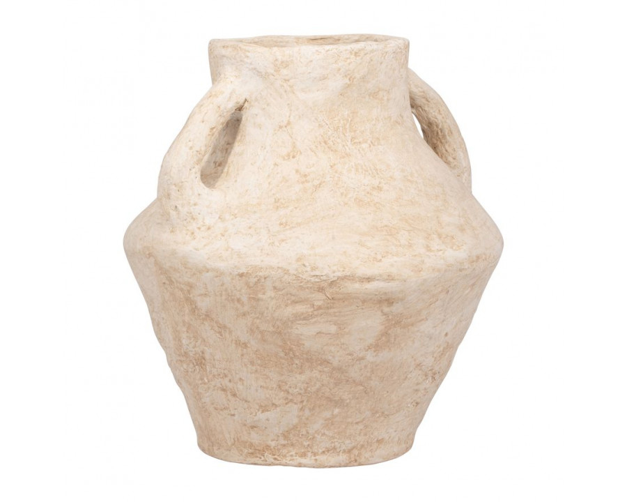 Sagebrook - 14" Paper Mache Vase With Handles