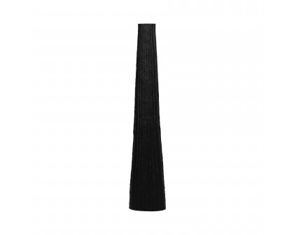 Sagebrook 35" Metal Ribbed Floor Vase