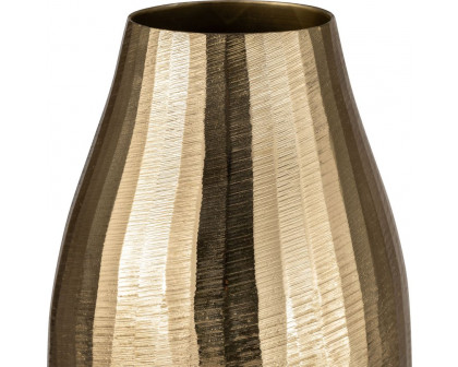 Sagebrook 26" Metal Hammered Floor Vase - Gold