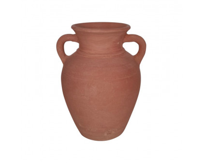 Sagebrook 9" Terracotta Vase With Handles