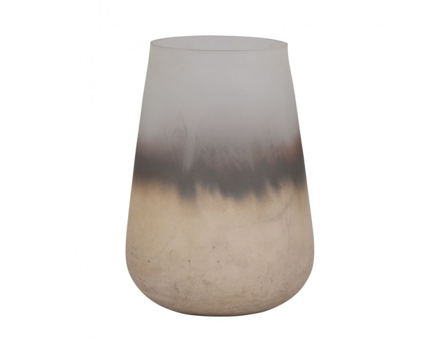 Sagebrook 9" Glass Antiqued Finish Vase