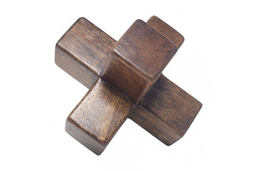 Sagebrook™ 6" Wood Jack - Brown