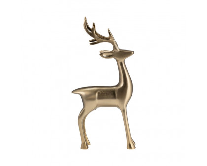 Sagebrook 14" Metal Standing Reindeer