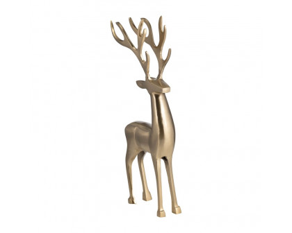 Sagebrook 14" Metal Standing Reindeer