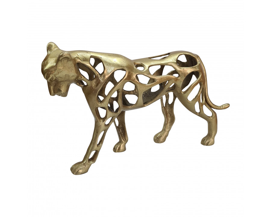 Sagebrook - 14" Metal Lioness in Gold