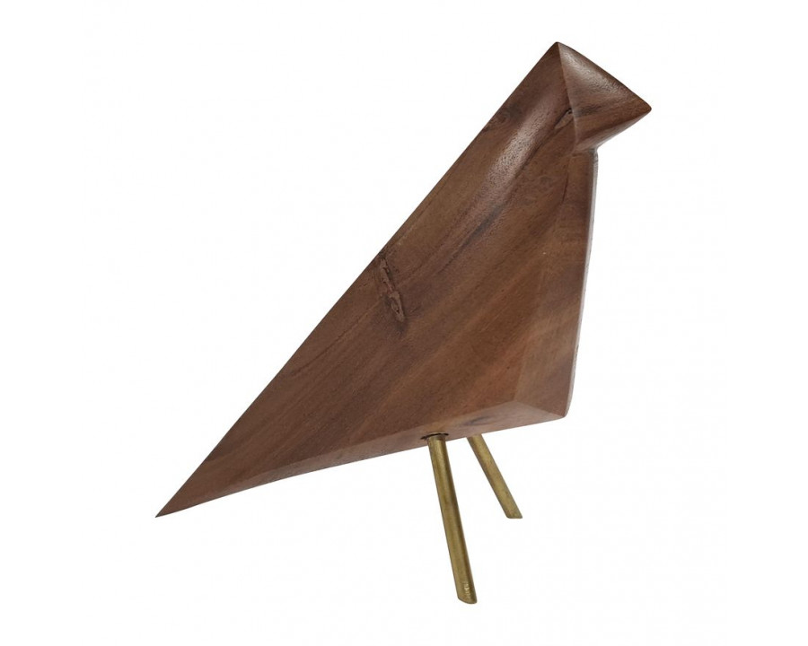 Sagebrook 6" Wood Sitting Bird