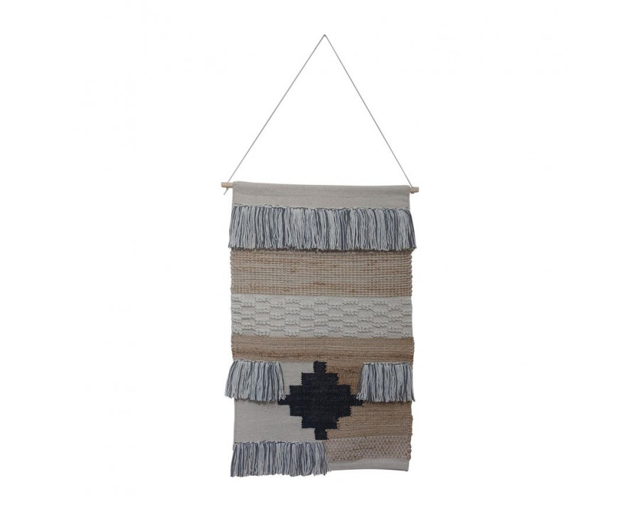 Sagebrook - 36" Aztec Natural Wall Hanging