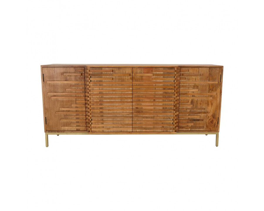 Sagebrook - Midcentury Slat Sideboard