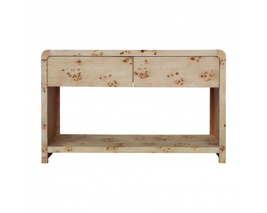 Sagebrook - 47" Cube Console With 2 Drawers in Natural