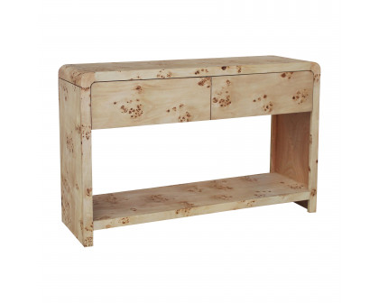 Sagebrook™ 47" Cube Console With 2 Drawers - Natural